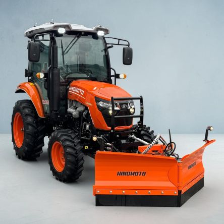 HINOMOTO LX504E,  KABINA, klima, 4x4,50hp,HOMOLOGACJA UE,  bogate wyposażenie. TUZ z Pług strzałka 200cm