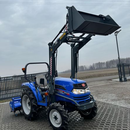 ISEKI GEAS ATK-250 4X4 25km , REWERS, Wspomaganie, Zarejestrowany, TUR samopoziomujący , łyżka 4w1